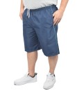 Bermuda Plus Size Tactel Com Elastano G6 Extra Grande Azul Marinho Butu Biru